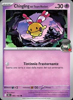 Chingling del Team Rocket card in Italian