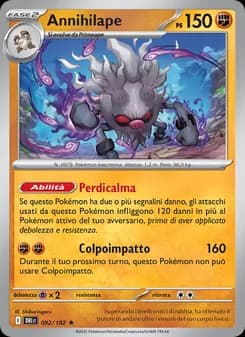 Annihilape card in Italian