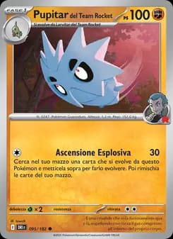 Pupitar del Team Rocket card in Italian