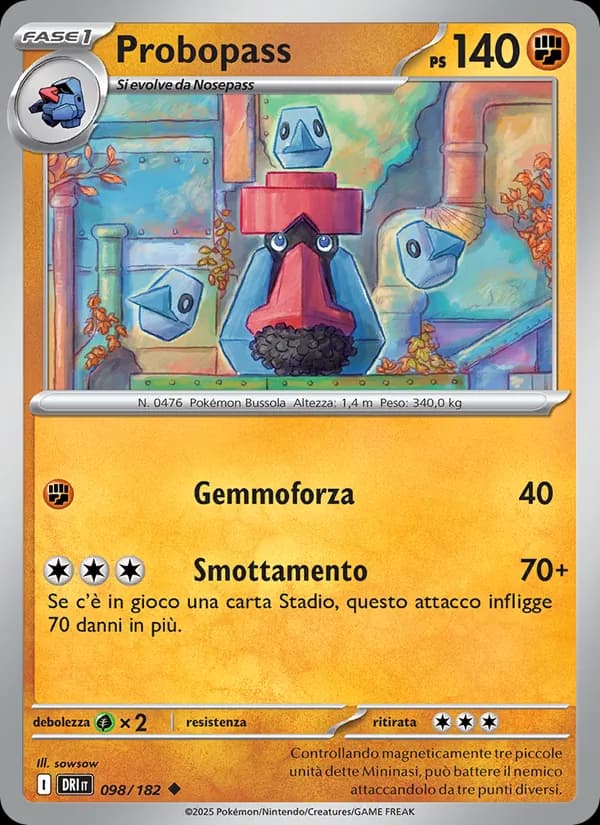 Probopass card in Italian