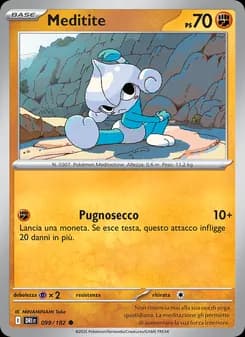 Meditite card in Italian