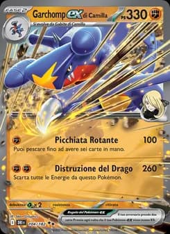 Garchomp-ex di Camilla card in Italian