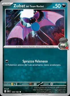 Zubat del Team Rocket card in Italian