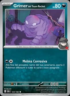 Grimer del Team Rocket card in Italian