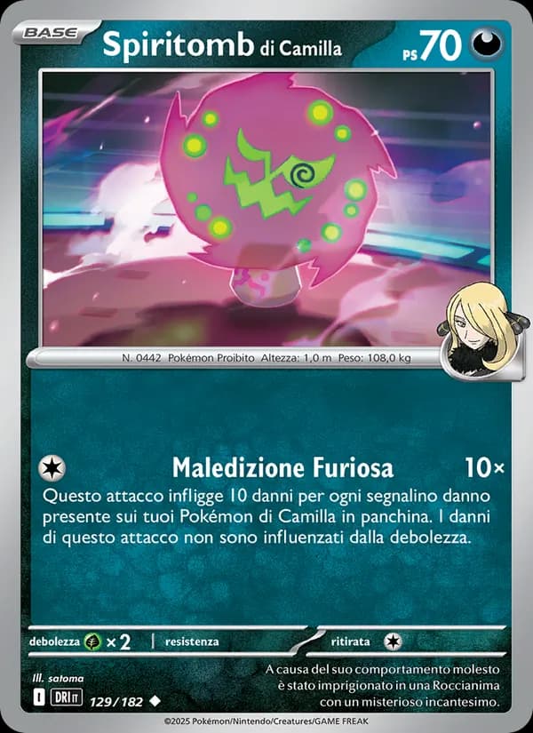 Spiritomb di Camilla card in Italian