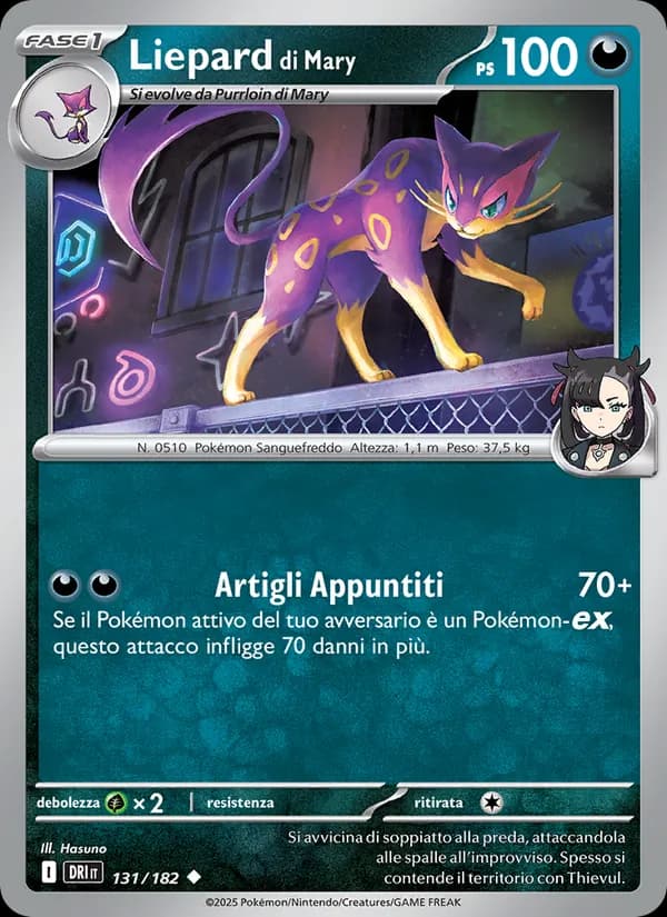 Liepard di Mary card in Italian