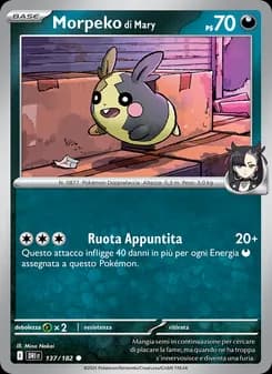 Morpeko di Mary card in Italian
