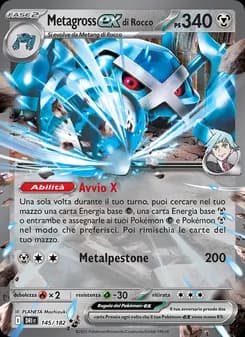 Metagross-ex di Rocco card in Italian