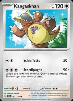 Kangaskhan card in Italian