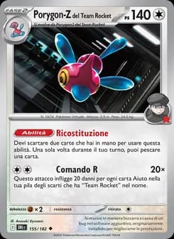 Porygon-Z del Team Rocket card in Italian