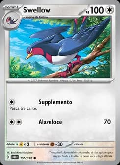 Swellow card in Italian