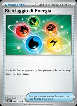 Riciclaggio di Energia card in Italian
