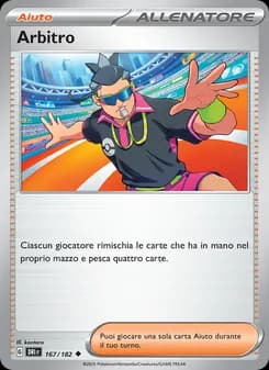 Arbitro card in Italian