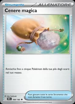 Cenere magica card in Italian