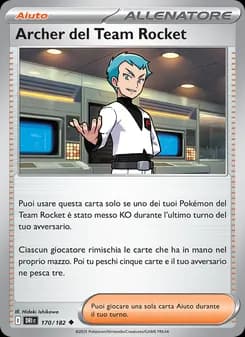 Archer del Team Rocket card in Italian