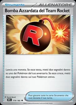 Bomba Azzardata del Team Rocket card in Italian