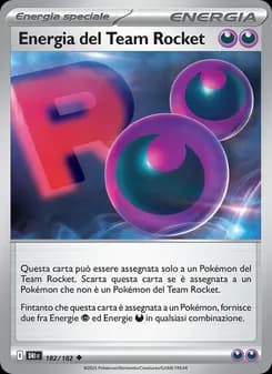 Energia del Team Rocket card in Italian