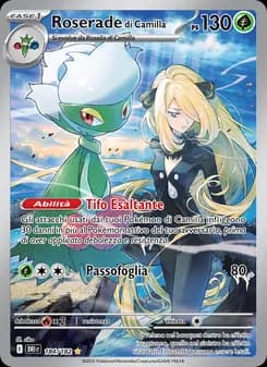 Roserade di Camilla card in Italian