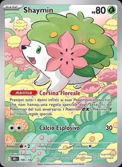Shaymin card in Italian