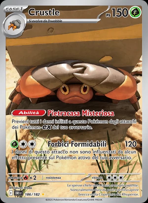 Crustle card in Italian