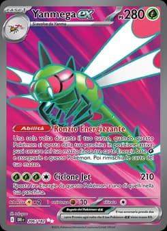 Yanmega-ex card in Italian