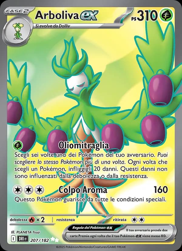 Arboliva-ex card in Italian