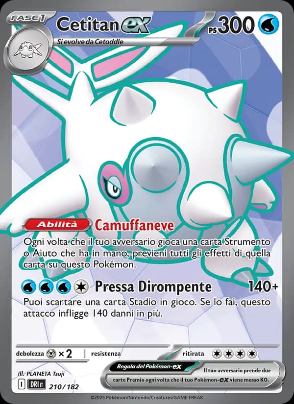 Cetitan-ex card in Italian