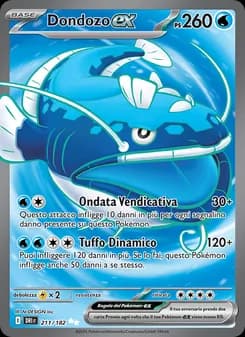 Dondozo-ex card in Italian