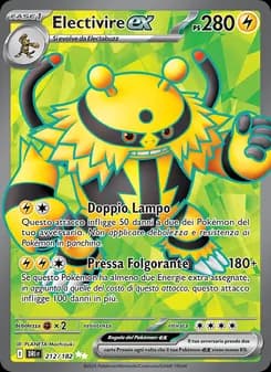 Electivire-ex card in Italian