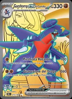 Garchomp-ex di Camilla card in Italian