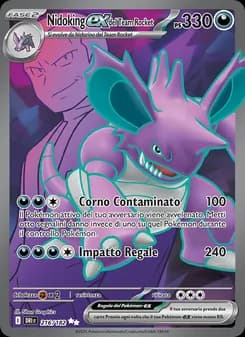 Nidoking-ex del Team Rocket card in Italian