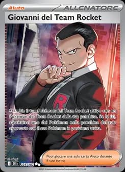 Giovanni del Team Rocket card in Italian