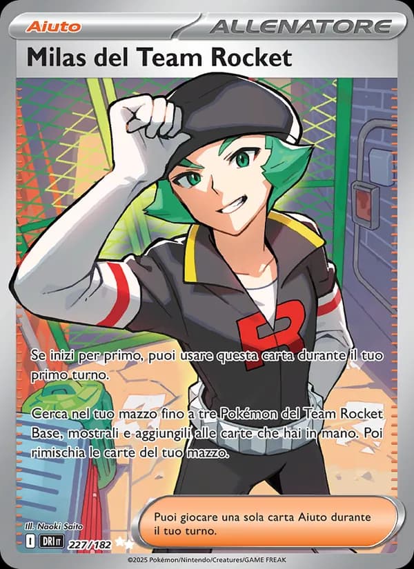 Milas del Team Rocket card in Italian