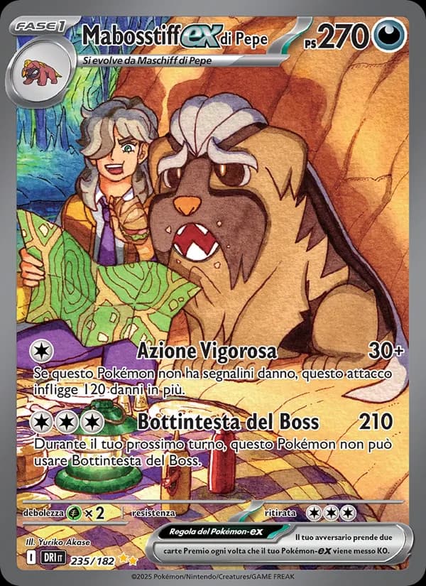 Mabosstiff-ex di Pepe card in Italian