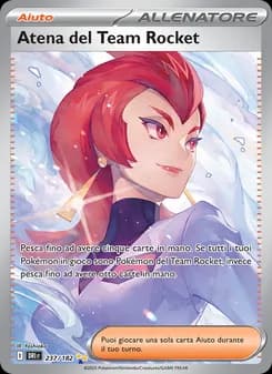 Atena del Team Rocket card in Italian
