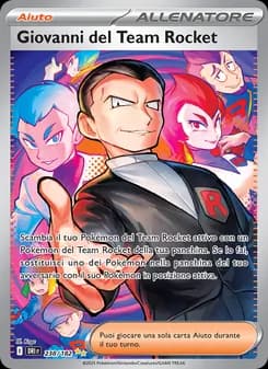 Giovanni del Team Rocket card in Italian