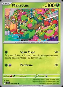 Maractus card in Italian