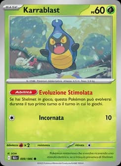 Karrablast card in Italian