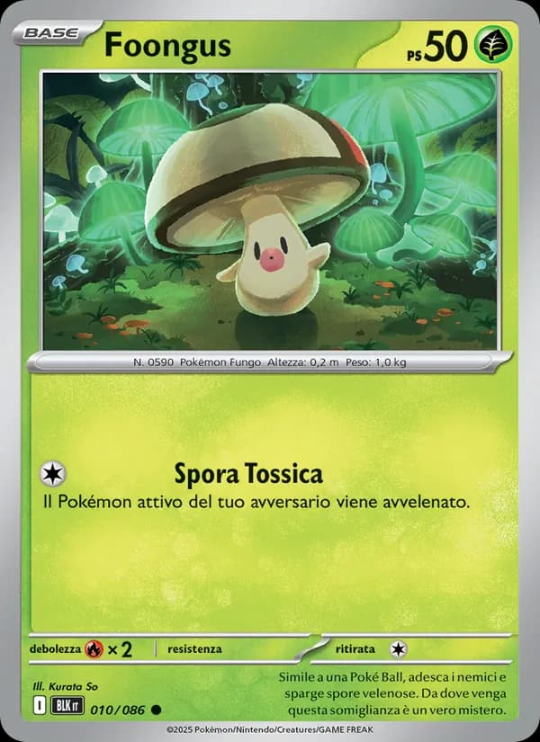 Foongus card in Italian