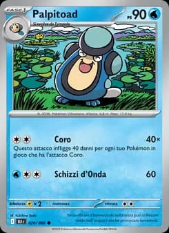 Palpitoad card in Italian