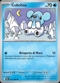 Cubchoo card in Italian