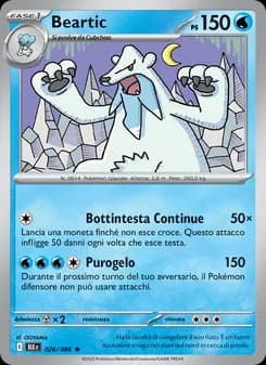 Beartic card in Italian