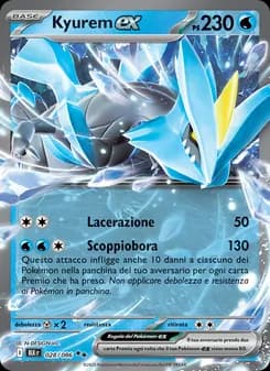 Kyurem-ex card in Italian