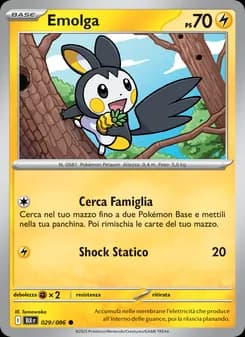 Emolga card in Italian