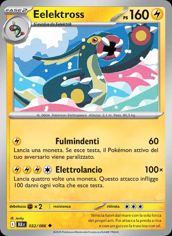Eelektross card in Italian