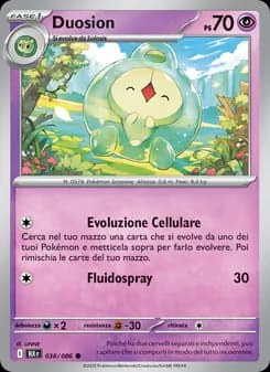 Duosion card in Italian