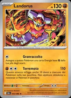 Landorus card in Italian