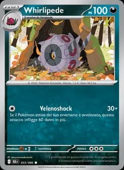 Whirlipede card in Italian