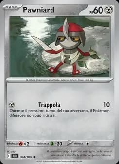Pawniard card in Italian