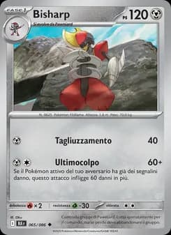 Bisharp card in Italian